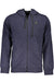 GIAN MARCO VENTURI MENS BLUE ZIPPED SWEATSHIRT