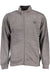 GIAN MARCO VENTURI SWEATSHIRT WITH ZIP MAN GRAY