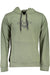 GIAN MARCO VENTURI MENS GREEN SWEATSHIRT WITHOUT ZIP