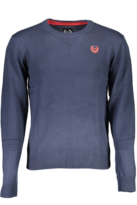 GIAN MARCO VENTURI MENS BLUE SWEATER