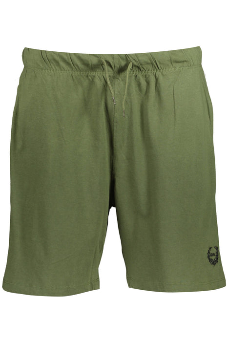 GIAN MARCO VENTURI MENS GREEN SHORTS