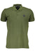 GIAN MARCO VENTURI MENS GREEN SHORT SLEEVED POLO SHIRT