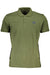 GIAN MARCO VENTURI MENS GREEN SHORT SLEEVED POLO SHIRT