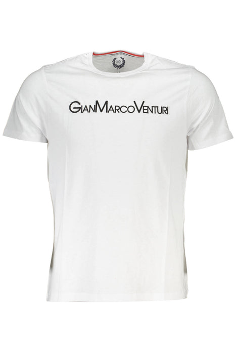 GIAN MARCO VENTURI MENS SHORT SLEEVE T-SHIRT WHITE