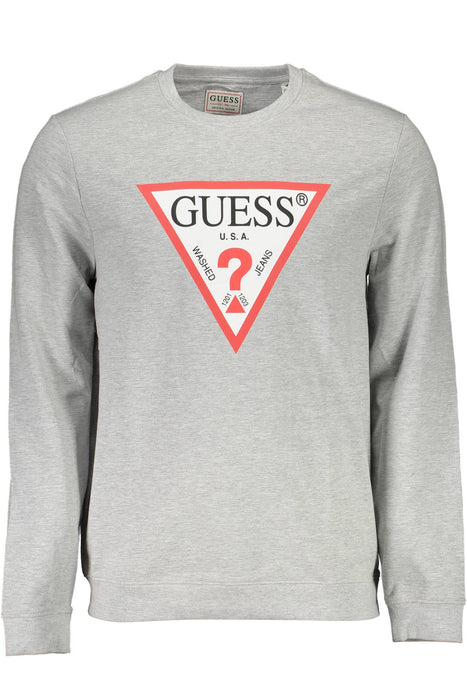 GUESS JEANS SWEATSHIRT WITHOUT ZIP MAN GRAY