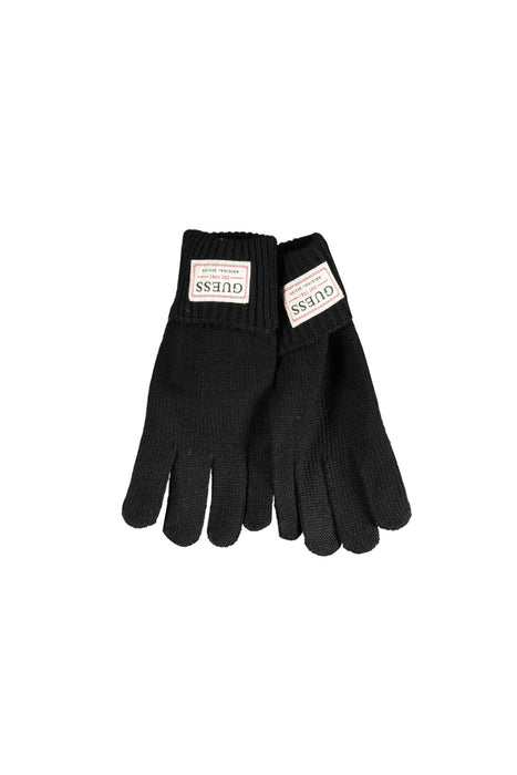 GUESS JEANS BLACK MAN GLOVES