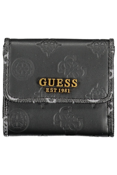 GUESS JEANS WOMENS WALLET BLACK