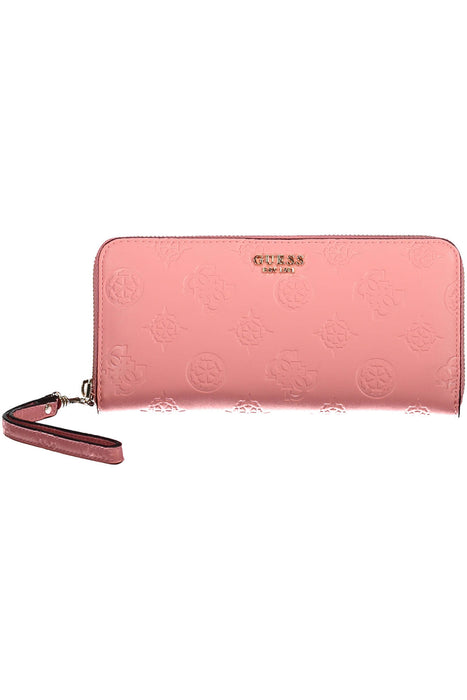 GUESS JEANS PINK WOMENS WALLET