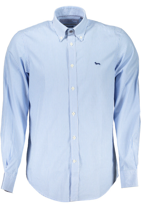 HARMONT & BLAINE MENS BLUE LONG SLEEVE SHIRT