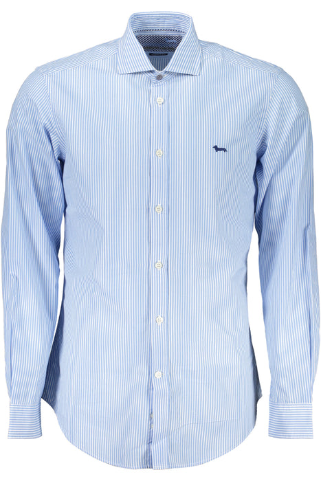 HARMONT & BLAINE MENS BLUE LONG SLEEVE SHIRT