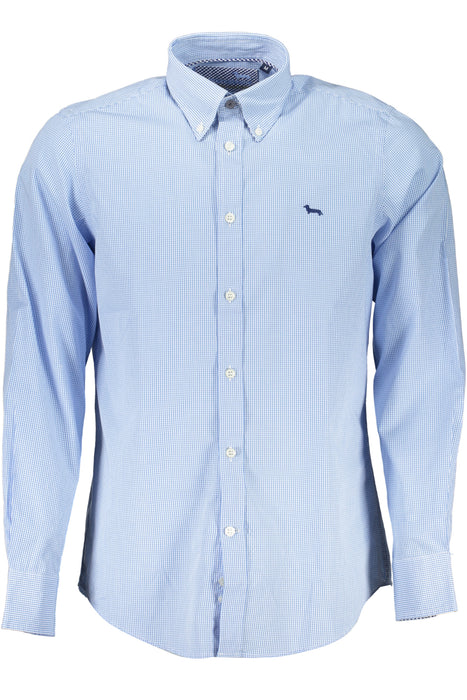 HARMONT & BLAINE MENS BLUE LONG SLEEVE SHIRT