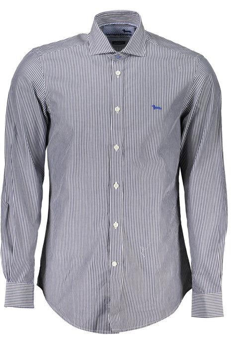 HARMONT & BLAINE MENS LONG SLEEVE SHIRT BLUE