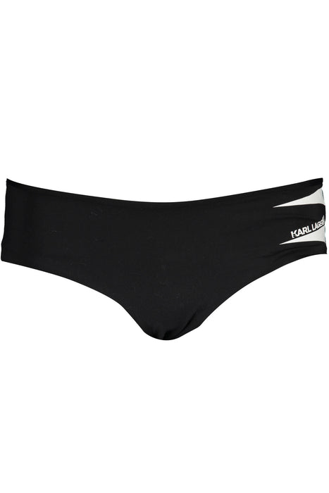 KARL LAGERFELD BEACHWEAR WOMENS BOTTOM SWIMSUIT BLACK