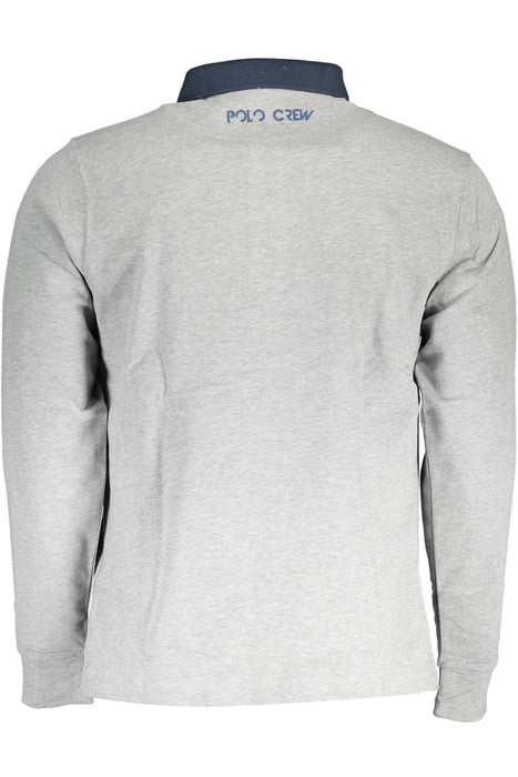 La Martina Polo Long Sleeve Man Gray | Αγοράστε La Online - B2Brands | Μοντέρνο, Ποιοτικό - Αγοράστε Τώρα