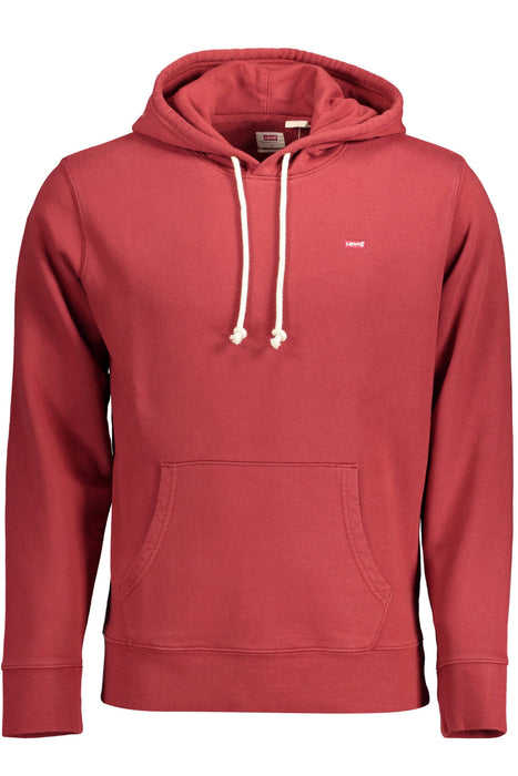 Levis Sweatshirt Without Zip Man Red