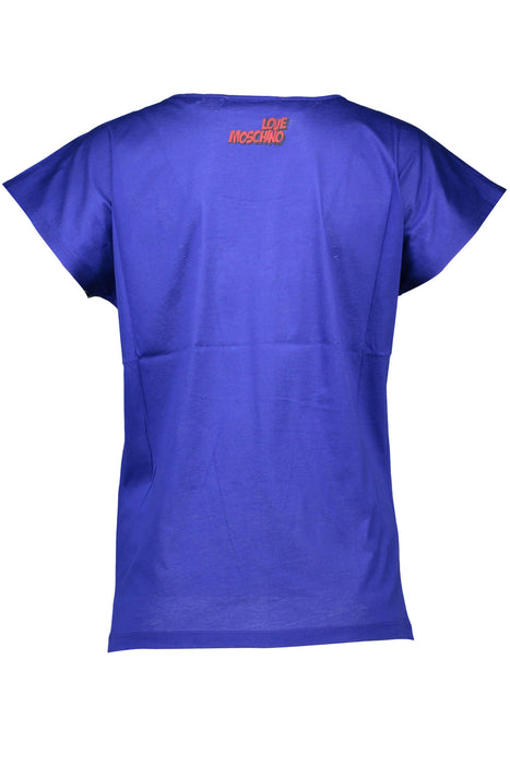 Love Moschino Γυναικείο Short Sleeve T-Shirt Blue | Αγοράστε Love Online - B2Brands | , Μοντέρνο, Ποιότητα - Αγοράστε Τώρα