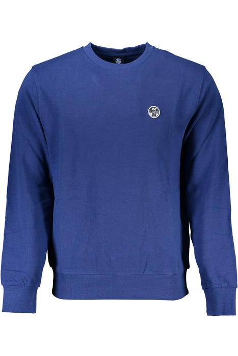 North Sails Mens Blue Zipless Sweatshirt