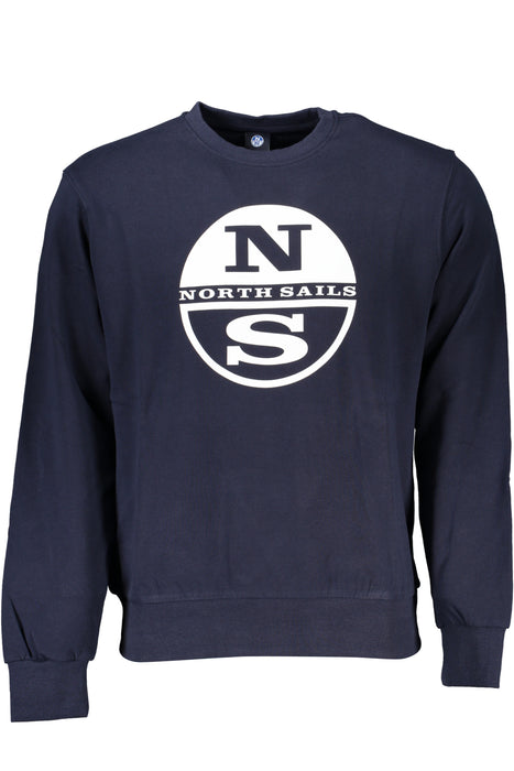 North Sails Mens Blue Zipless Sweatshirt