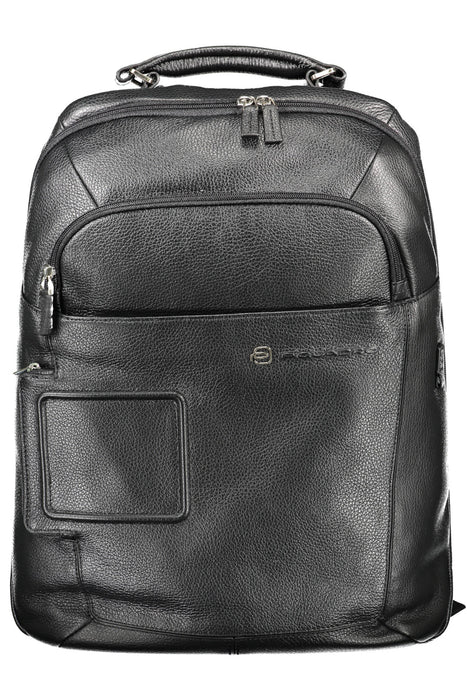 PIQUADRO MENS BLACK BACKPACK