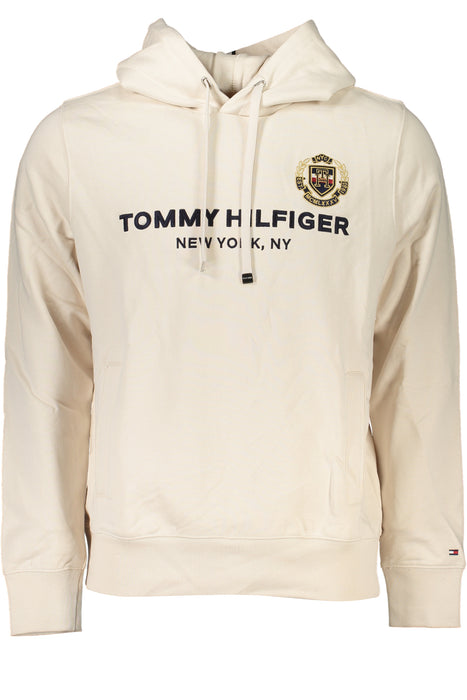 Tommy Hilfiger Mens White Zipless Sweatshirt