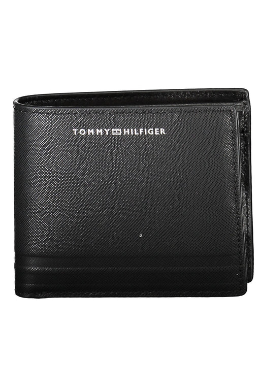 TOMMY HILFIGER BLACK MAN WALLET