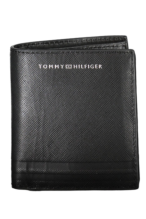 TOMMY HILFIGER BLACK MAN WALLET