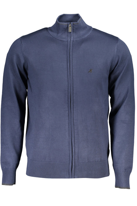 US GRAND POLO CARDIGAN MENS BLUE