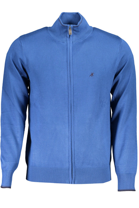 US GRAND POLO CARDIGAN MENS BLUE