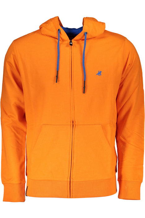 Us Grand Polo Sweatshirt With Zip Orange Man