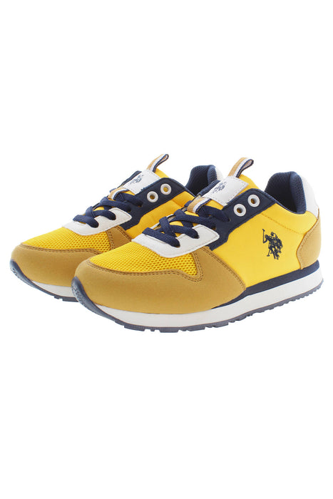 Us Polo Best Price Yellow Kids Sport Shoes