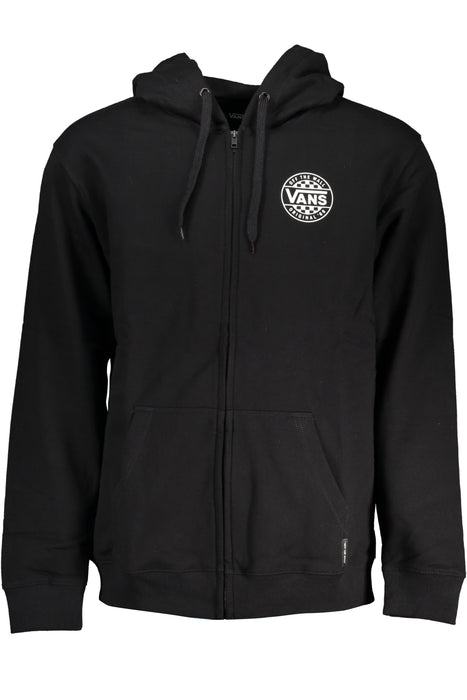 VANS MENS BLACK ZIP SWEATSHIRT